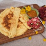 Palatschinken mit Aprikosenkonfitüre