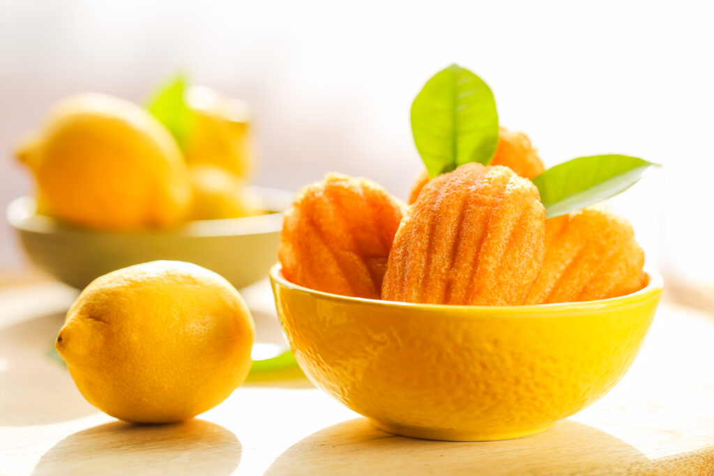 Madeleines mit Zitrone