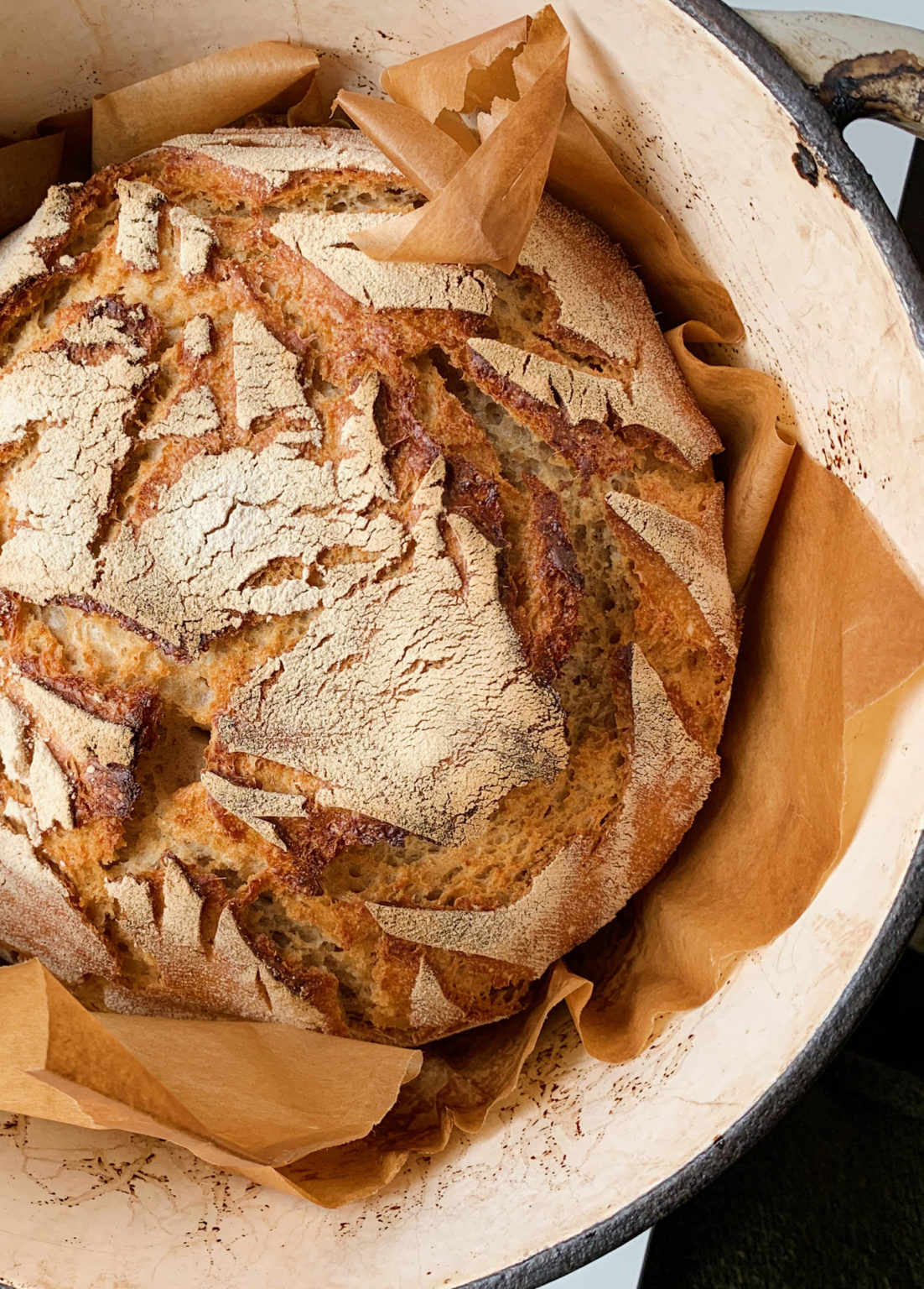 Schuxnbrot – Bauernbrot aus hellem Roggenmehl (Schuxnmehl) Speedelicious