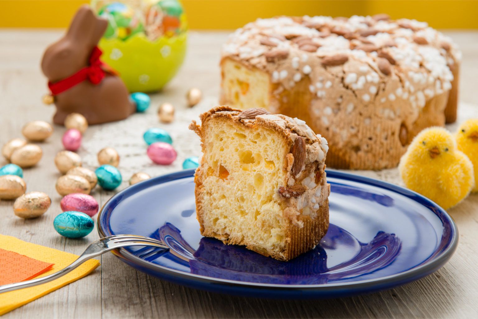 Ostertaube / Friedenstaube (Oster-Panettone) mit Licoli oder Pasta ...